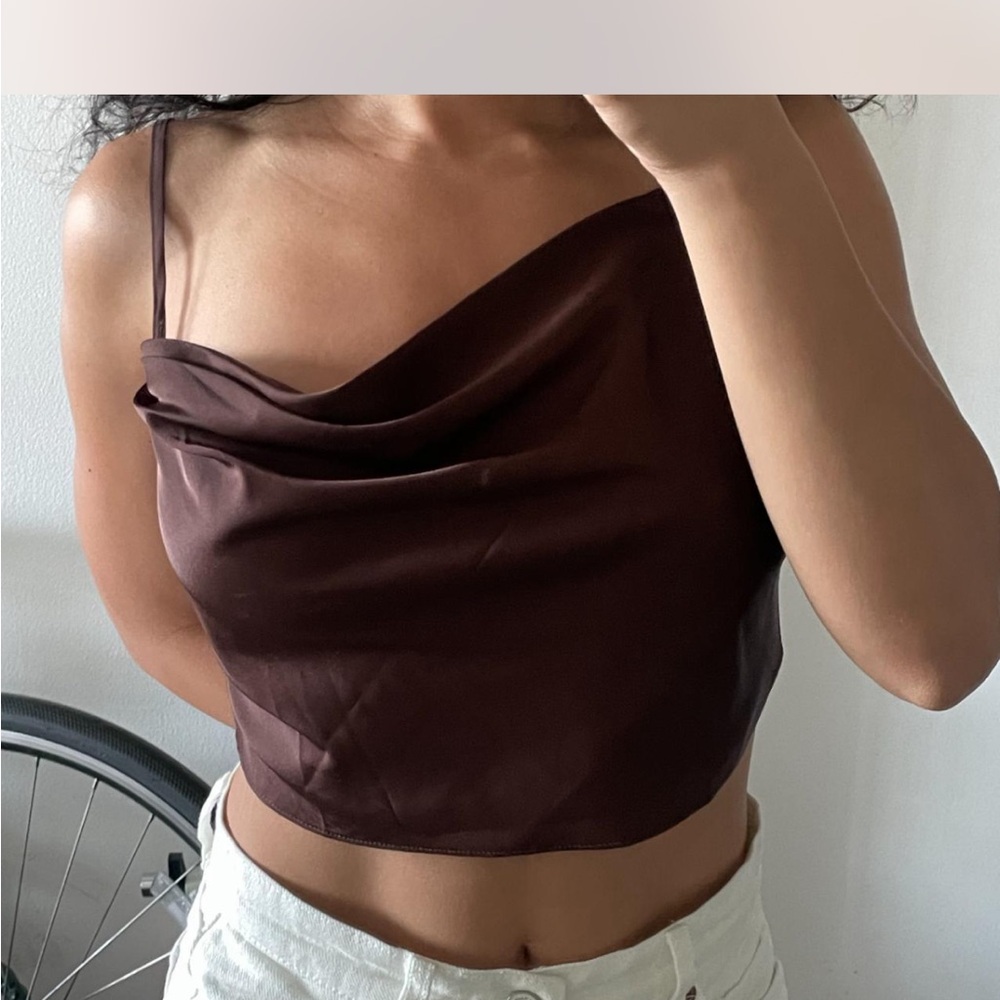 Elegant Brown Women's Top